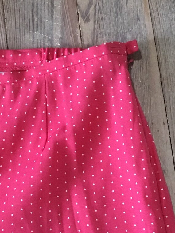 Polka dot high waisted trousers - image 2