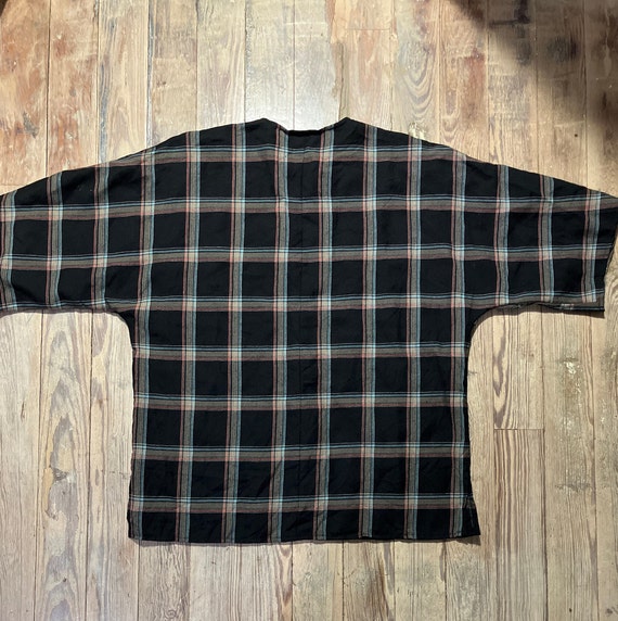 Vintage Pendleton Wool Shirt - Plaid Distressed U… - image 5
