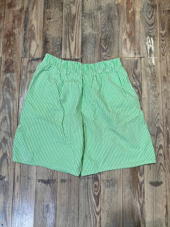 Striped cotton shorts - image 4