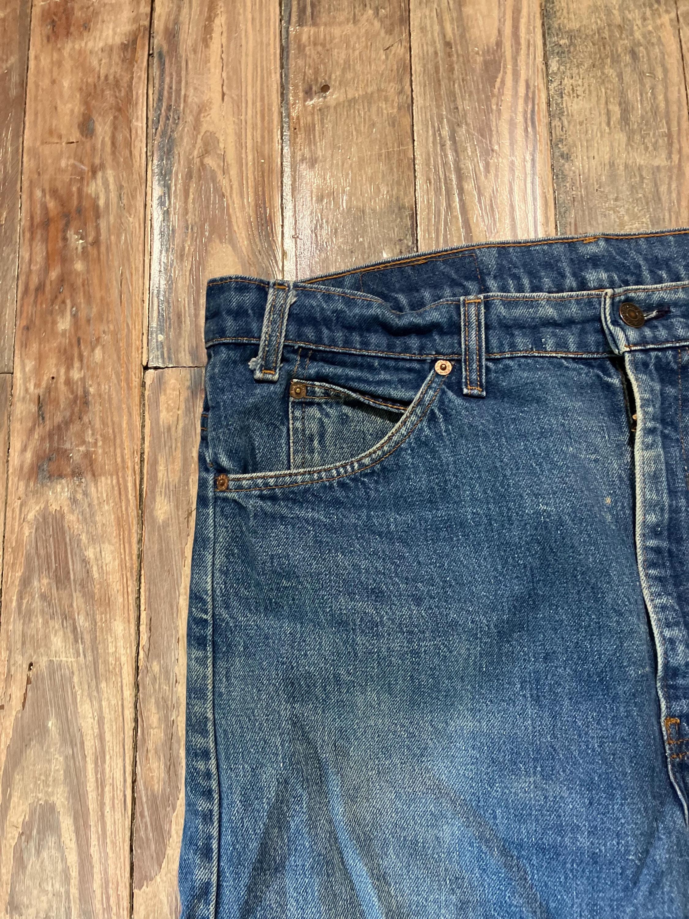 木製看板 LEVI'S VINTAGE CLOTHING Levi's Orange Tab 505 - Etsy