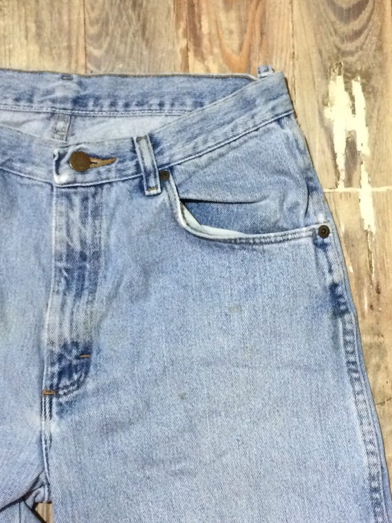 Vintage washed out wranglers - image 3