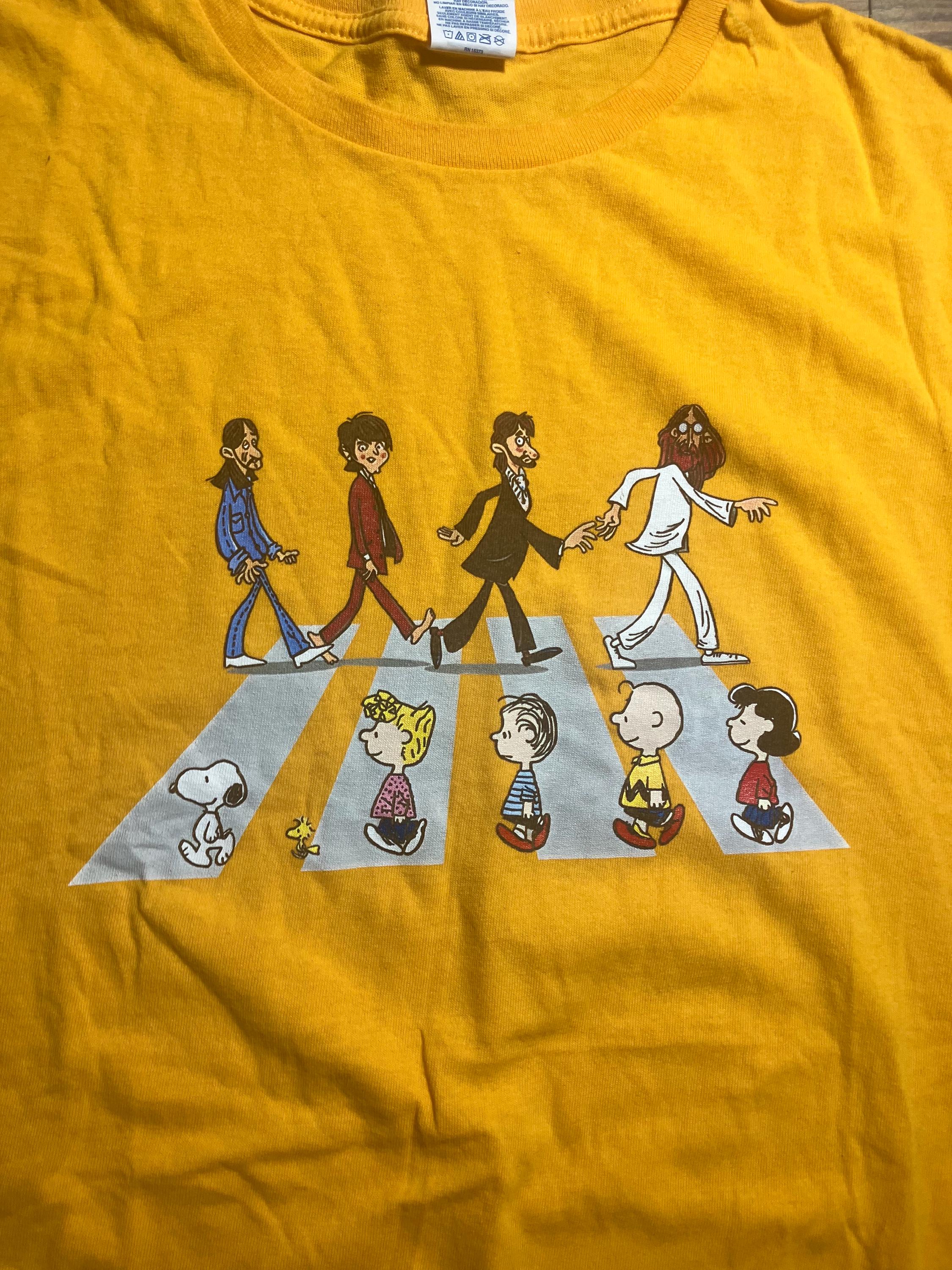 Peanuts Beatles Tee - Etsy