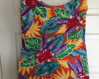 Robe tropicale à fleurs Stefano