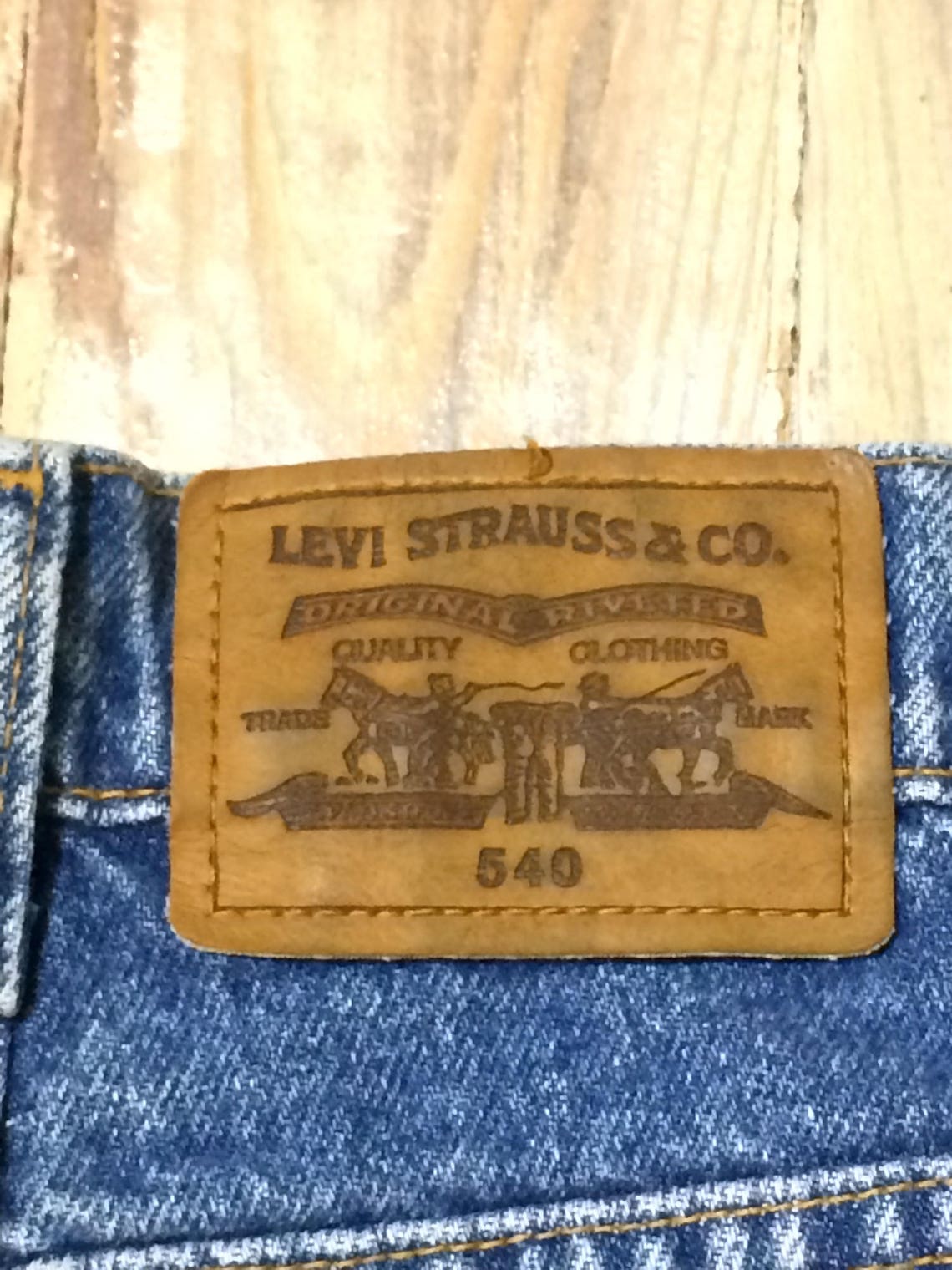 Levis 540 orange tab cut hem Etsy