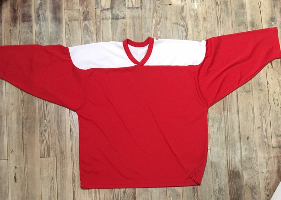 Vintage Bakka Blank Hockey Jersey Size Youth Large Mens Small Made