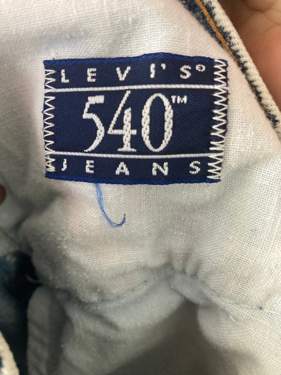 Levis 540 red tab suede back label - image 6