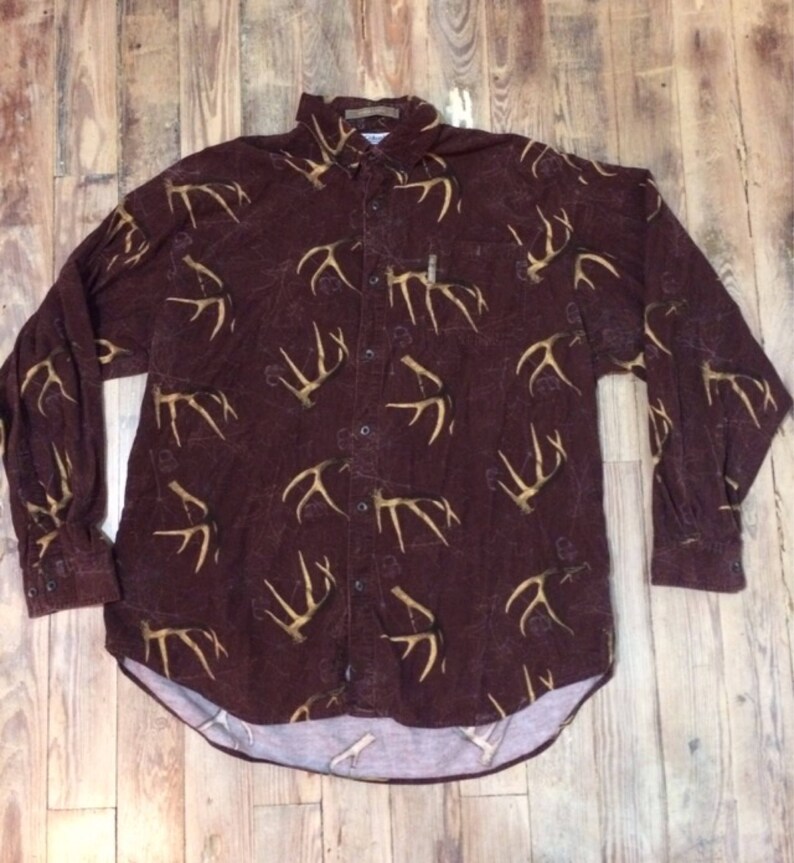 Vintage columbia antler shirt