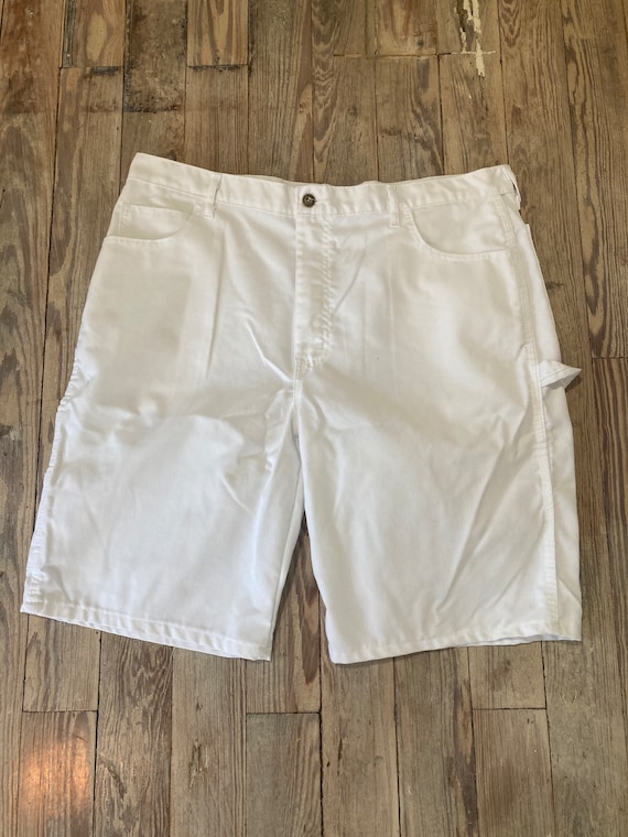 Dickies white carpenter shorts