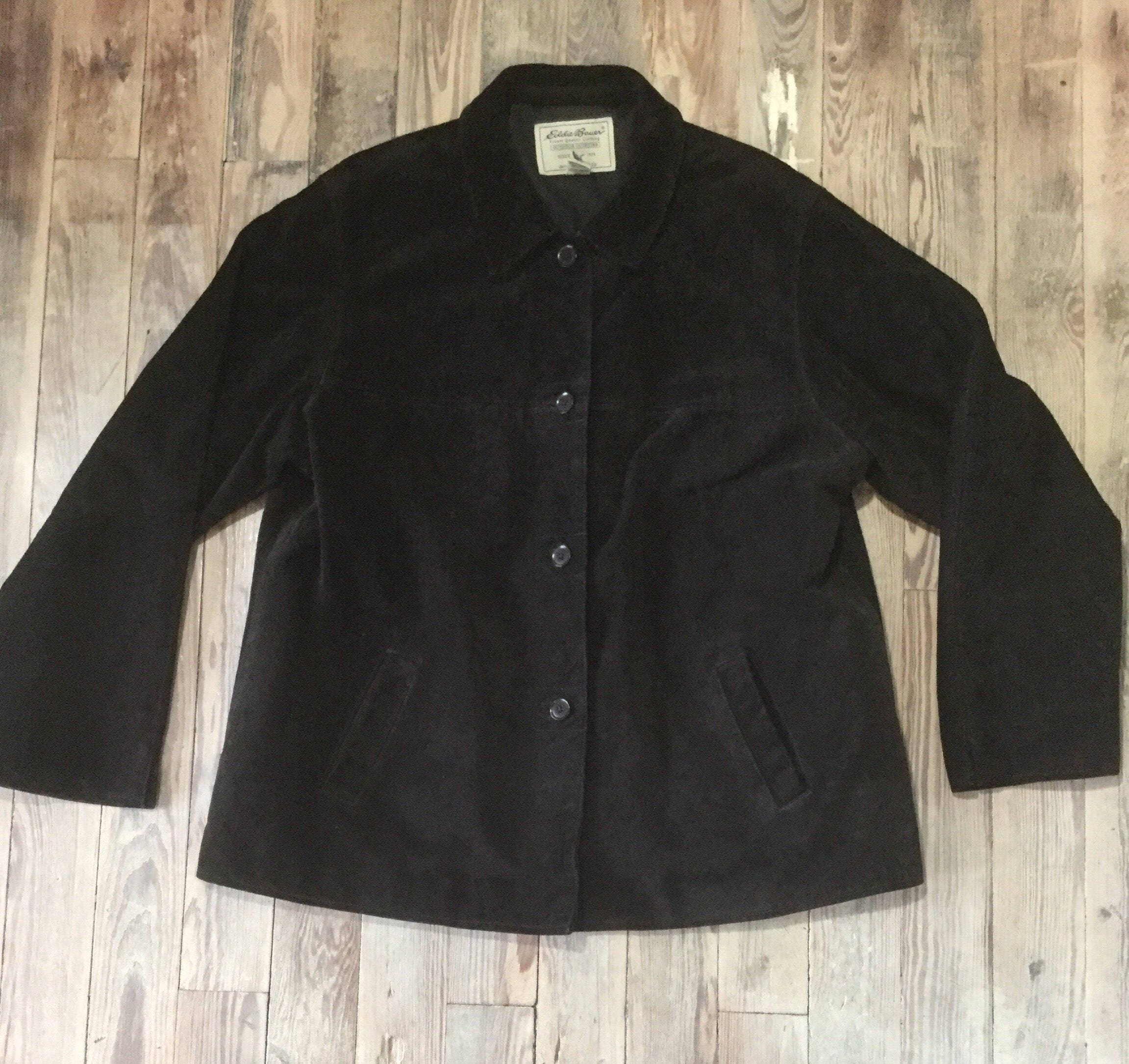 eddie bauer suede jacket