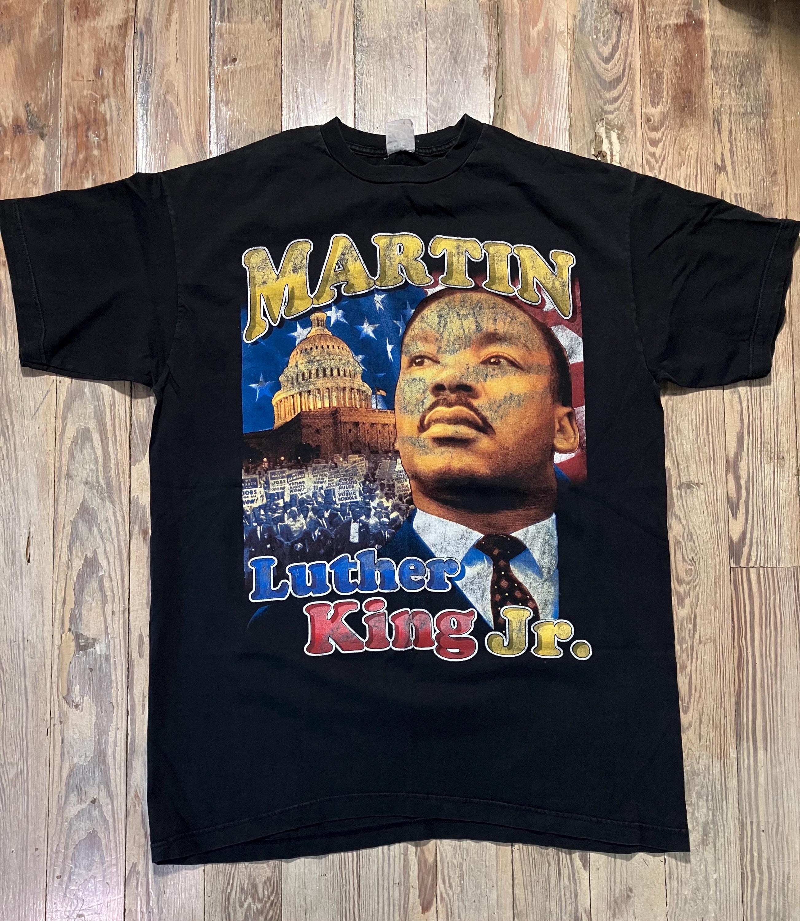 Martin Luther King Jr Rap Style Tee 90s - Etsy Martin Luther King Jr Rap Style Tee 90s - Etsy
