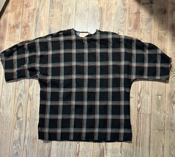 Vintage Pendleton Wool Shirt - Plaid Distressed U… - image 1