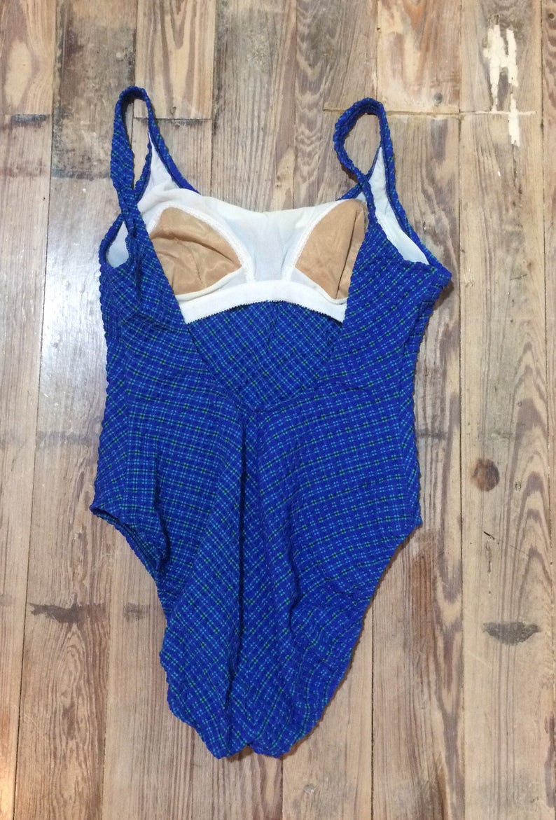 Vintage quilted swim suit image 3