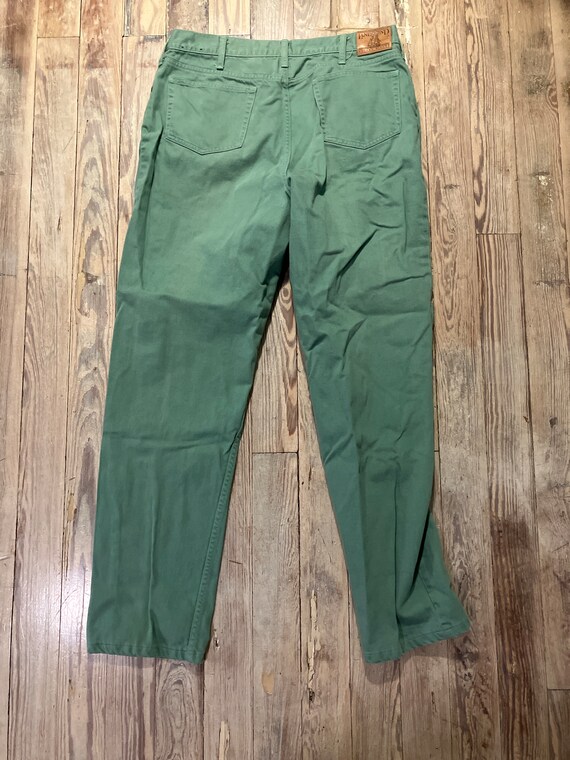 Land end green jean