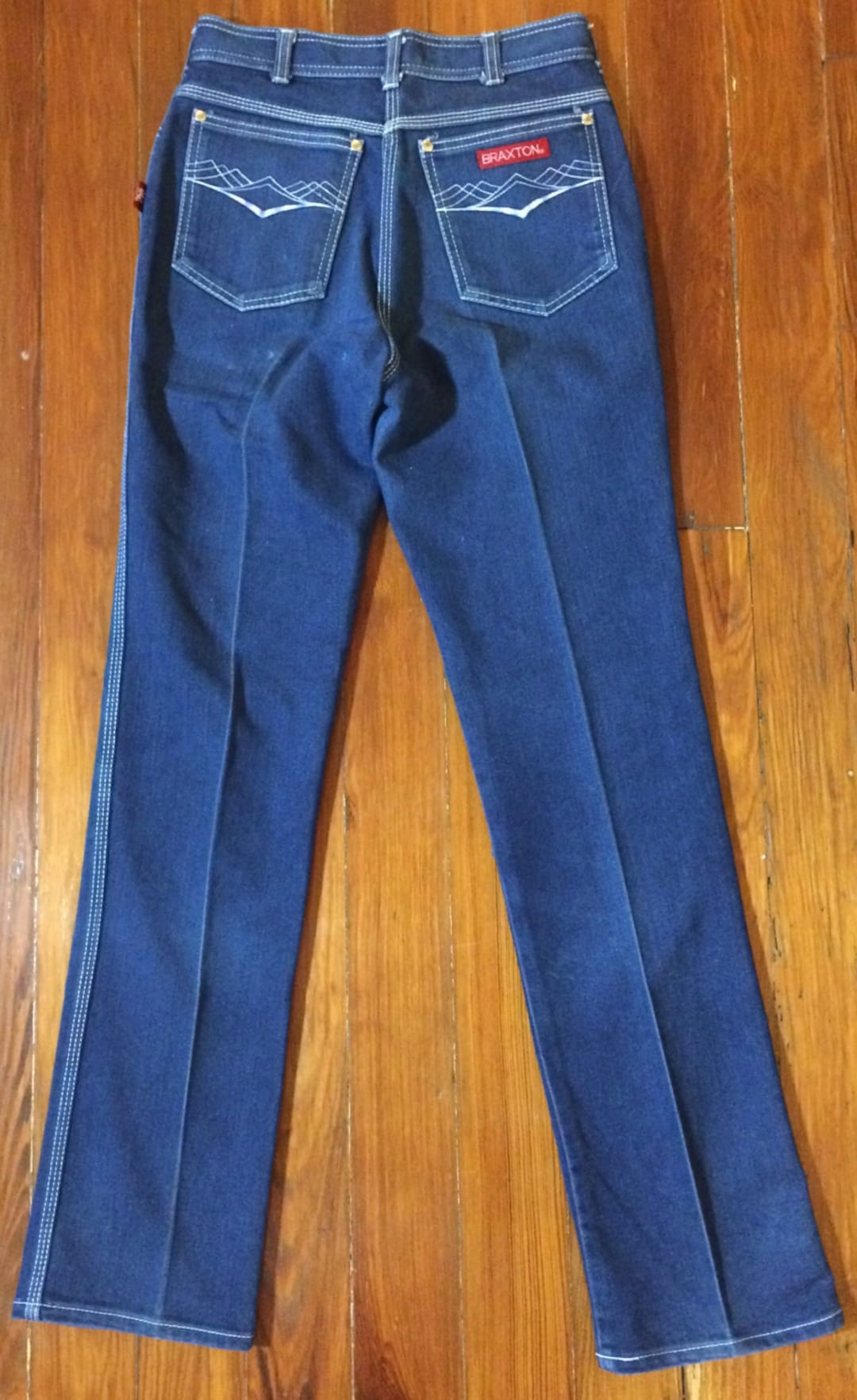 Vintage Braxton Distressed Stretch Denim Etsy UK