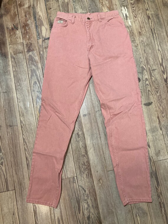 Pink wrangler jeans