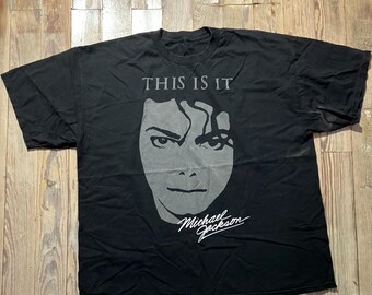 Micheal Jackson This is It Tee - Etsy