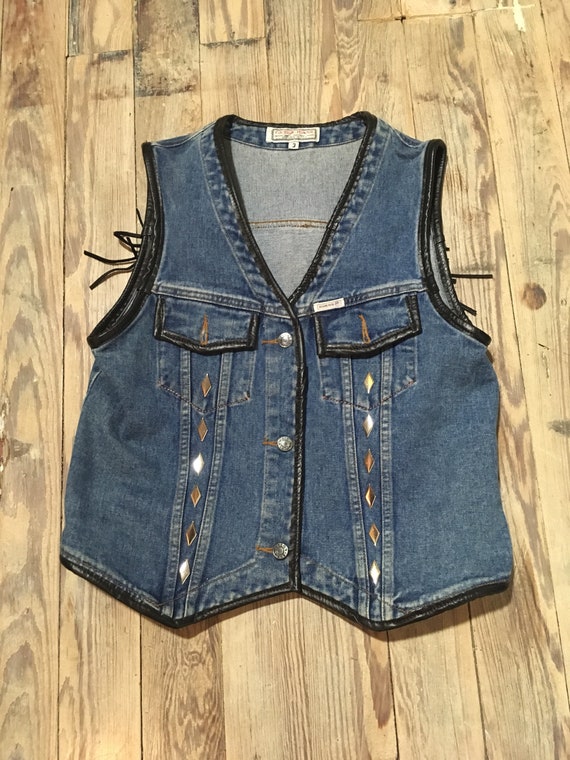 guess jean vest