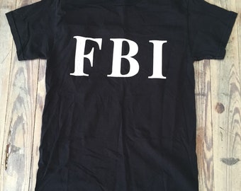 FBI black t shirt