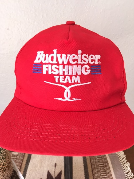 budweiser fishing hat