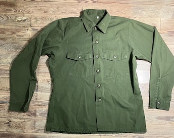 vintage military field shirt