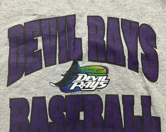 Vintage Genuine Majestic MLB Devil Rays Tampa Bay Baseball Jersey 