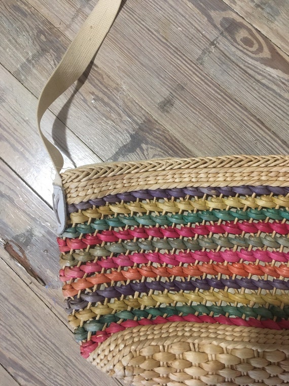 Woven wicker purse - image 3