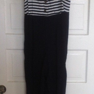 Striped Jumper: Blue and White, Size M/L
