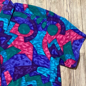 Vintage tropical patterned shirt image 3