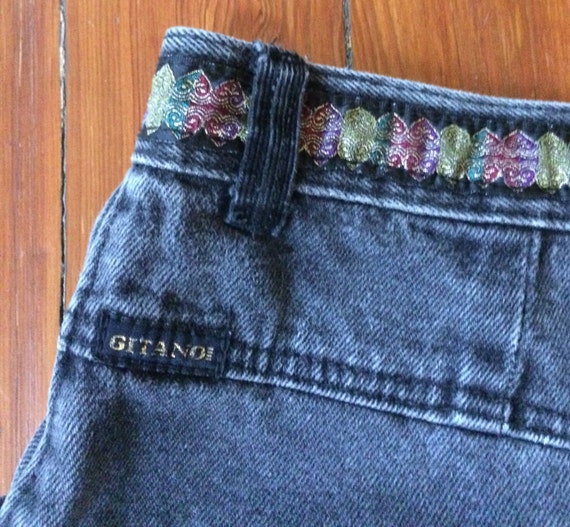 Black Highwaisted GITANO Jeans Etsy Canada
