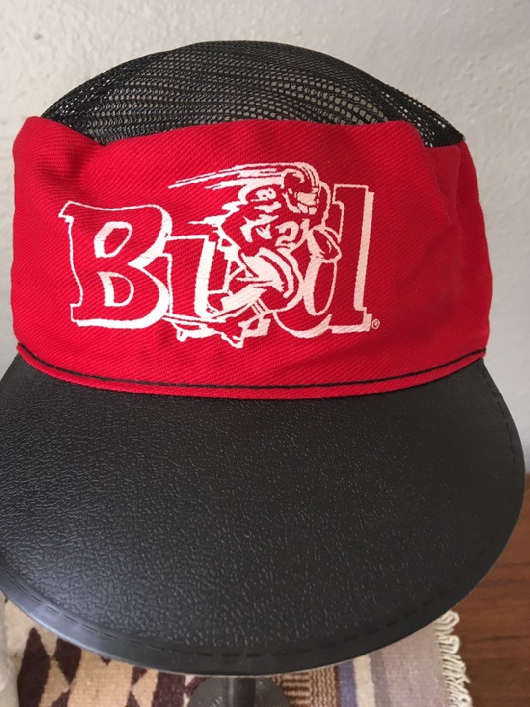 Budweiser Meshtop Football Painters Hat - Etsy