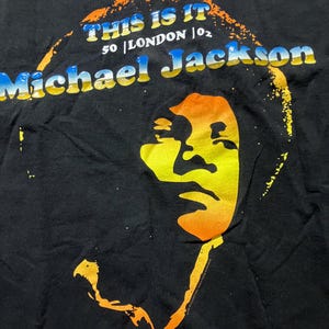 ヴィンテージ マイケル・ジャクソン THIS IS IT ムービーツアー T