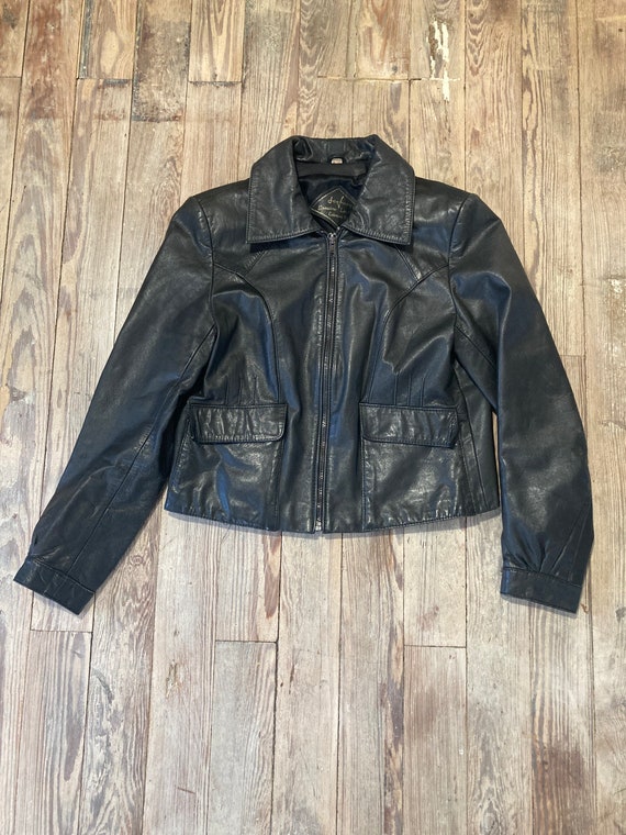 Super cute leather jacket - image 1