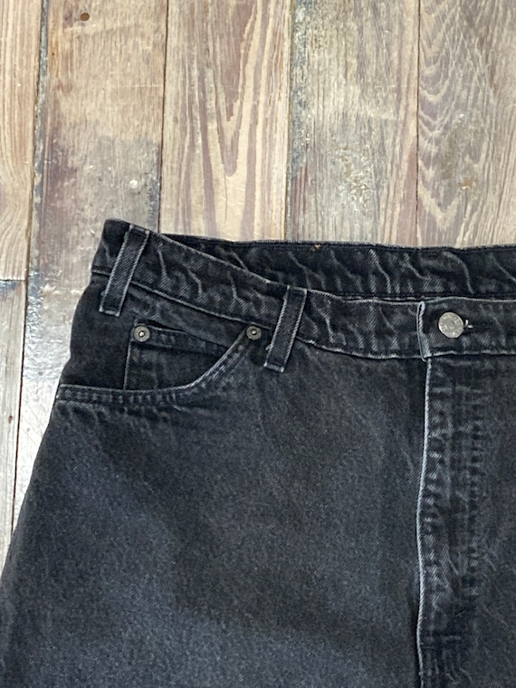 Levis リーバイス 550 サークルR オレンジタブ ブラックデニム 後染め 