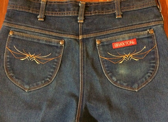 Vintage distressed Braxton jeans - image 4