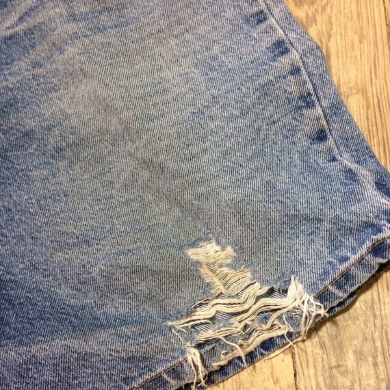 Distressed jean shorts - image 2