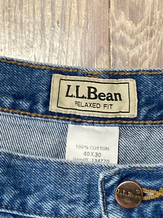 LL Bean relaxed jeans - image 5