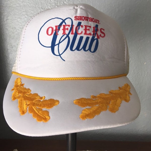 Showboat officers club captains mesh hat