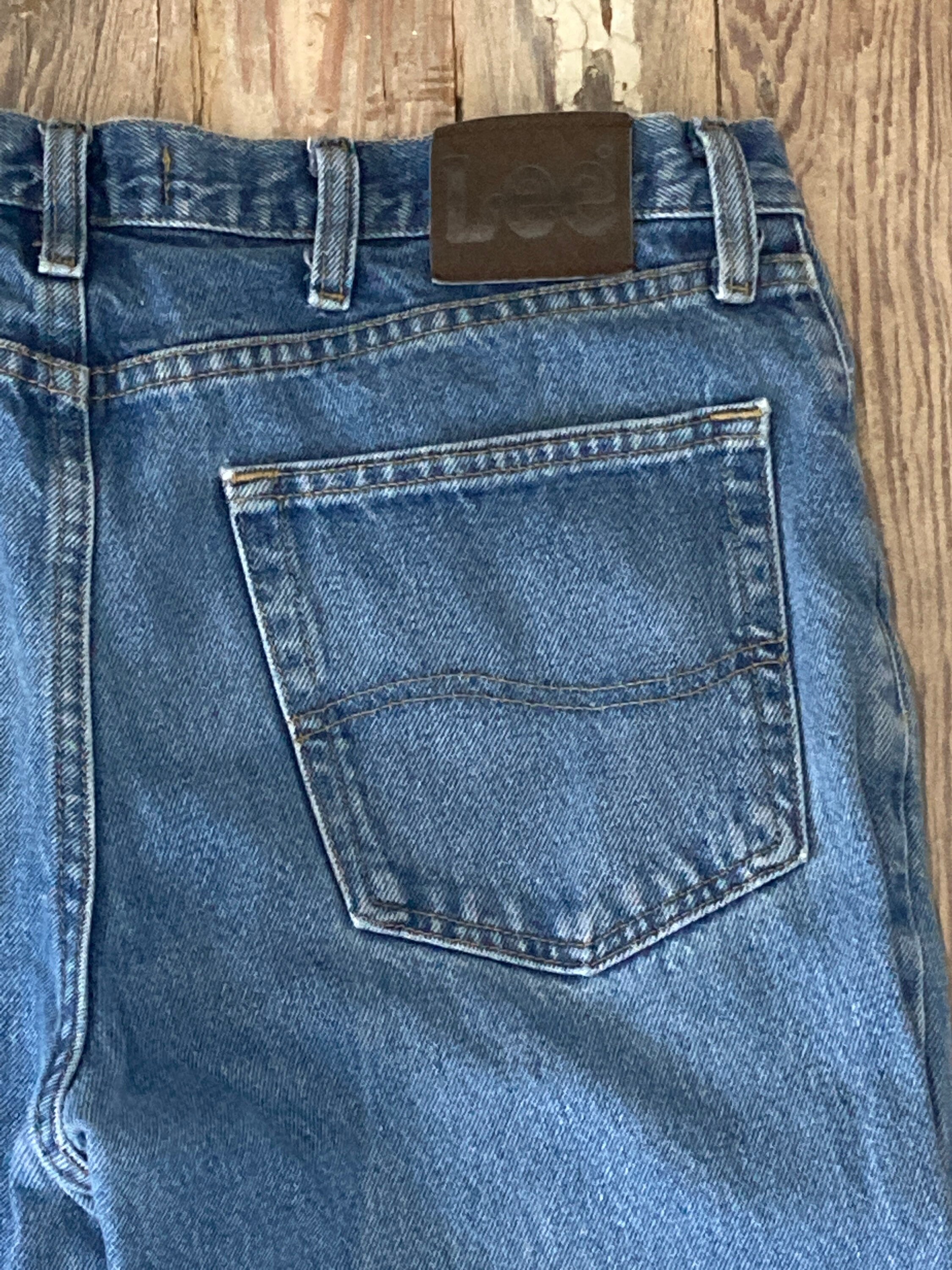 LEE Distressed Denim Etsy