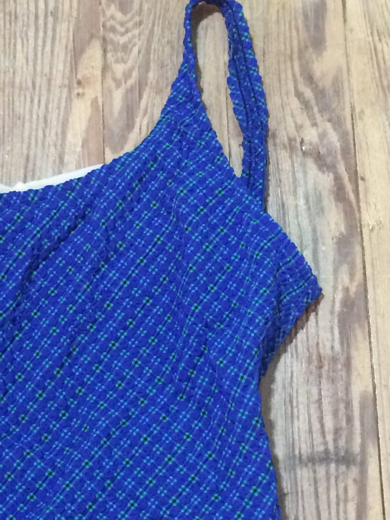 Vintage quilted swim suit image 2