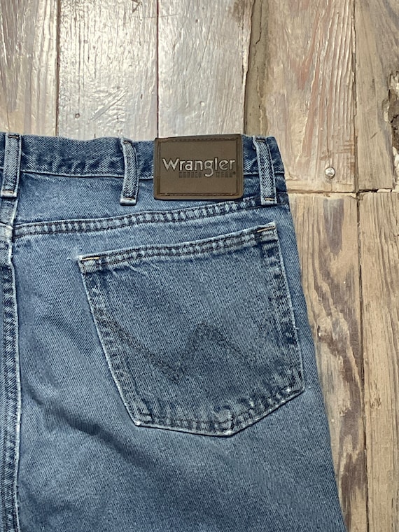 Wrangler raw hem