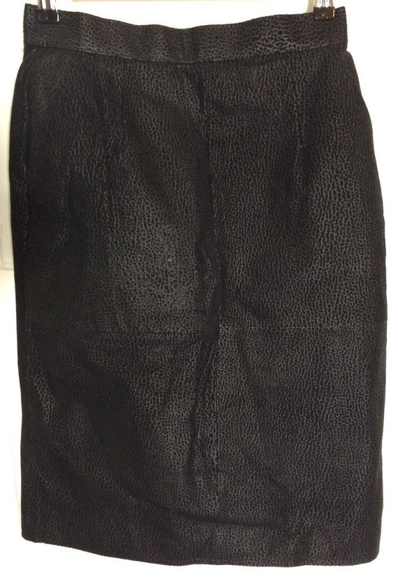 Cheetah leather skirt discount