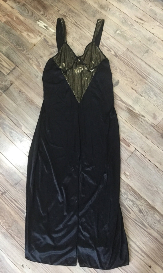 Gold and black slip dress - image 2