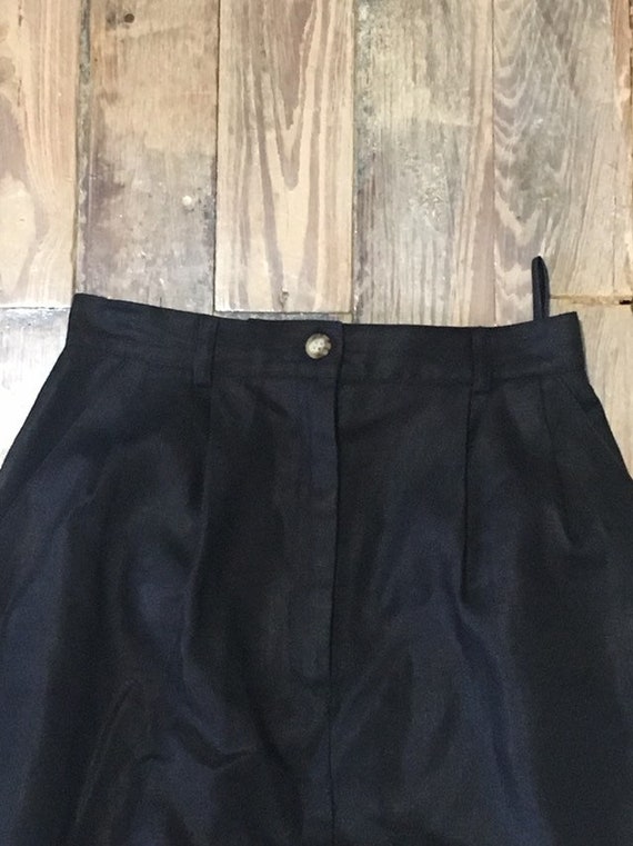 Black pencil skirt with POCKETS - image 2