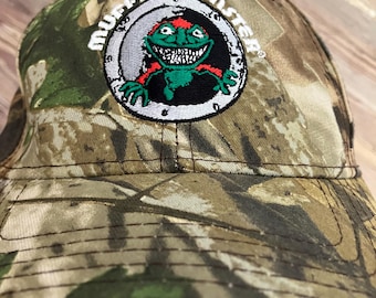 camouflagehoed met echte boom