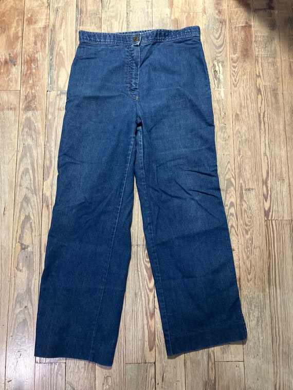 Pleated 70s jeans