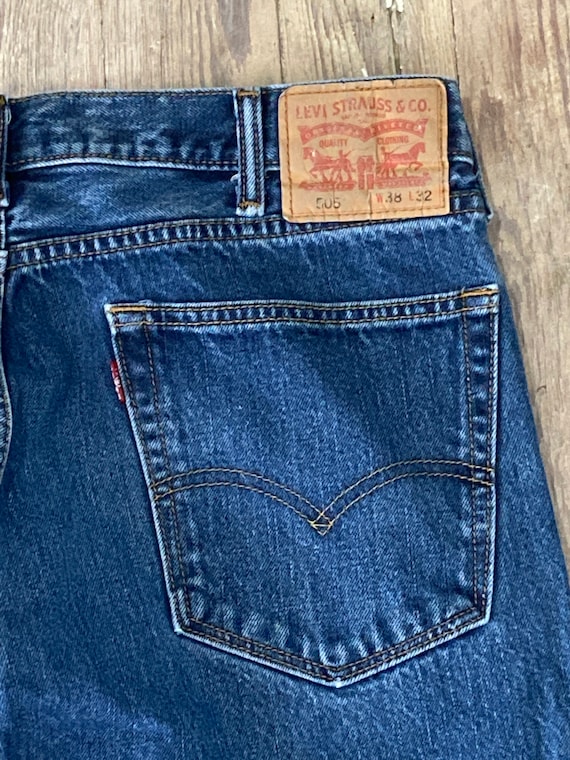 Levis 505 red tab jeans discount