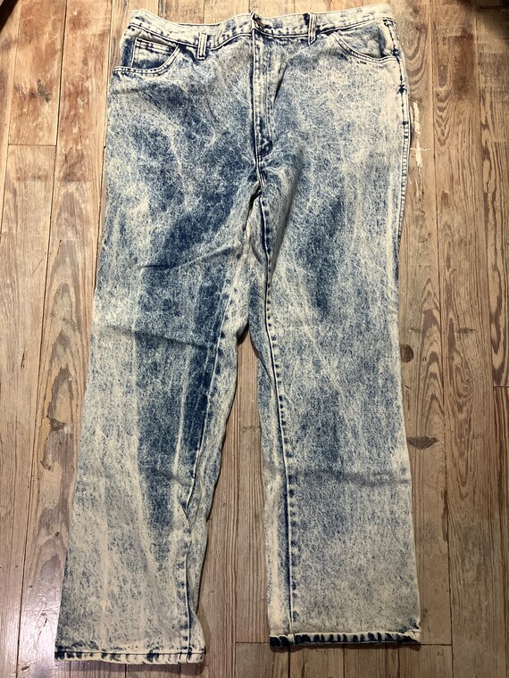 Acid washed jeans 80s - image 1