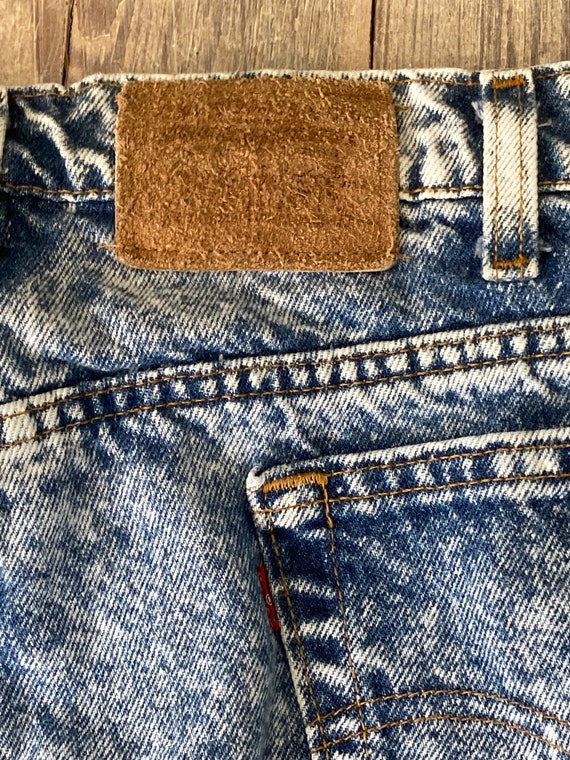 Levis 540 red tab suede back label - image 2