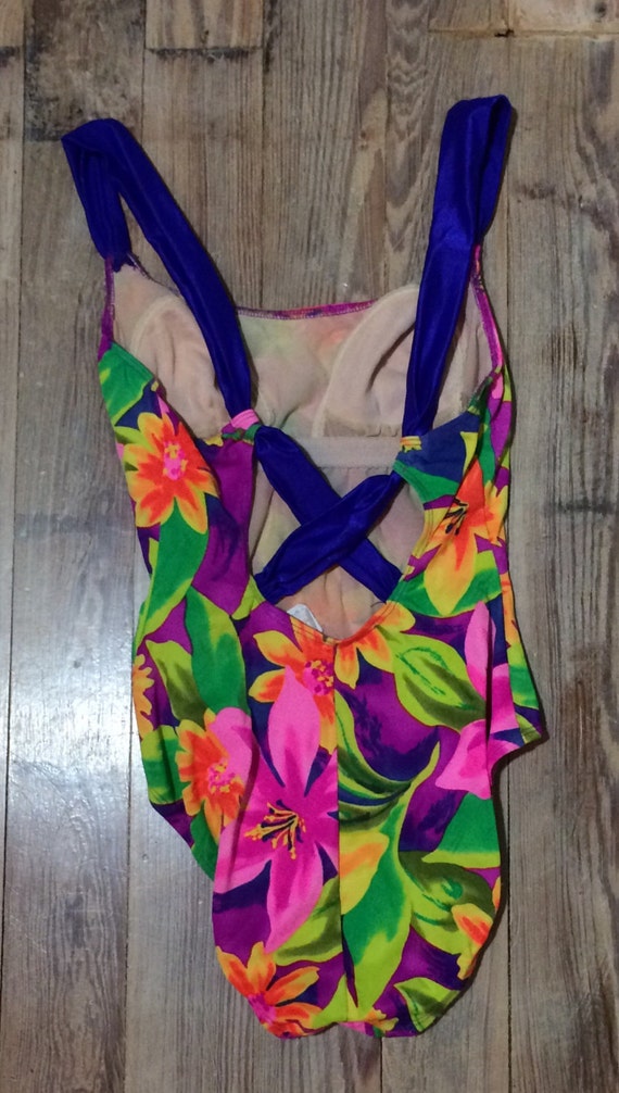 Floral print swim suit - image 2