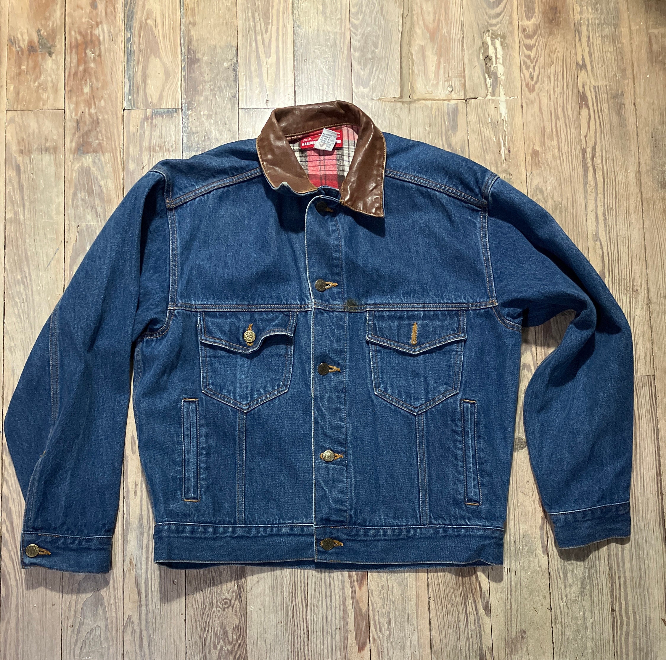 Marlboro classics denim jacket discount